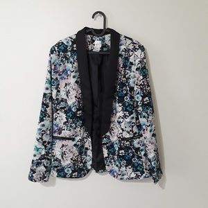 LC Lauren Conrad Floral Blazer Size 16 Plus